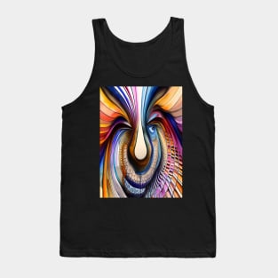 Who's A Good Looking Abstract One-Eyed Lion Then Tank Top